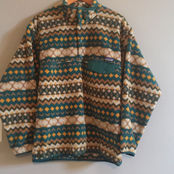 Patagonia Jackets & Blazers - RARE print Patagonia Synchilla Size Large